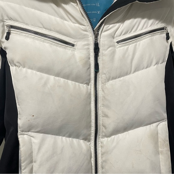 Calvin Klein Performance Down Puffer Winter White Puffer Ski Coat Size Medium - Picture 4 of 11
